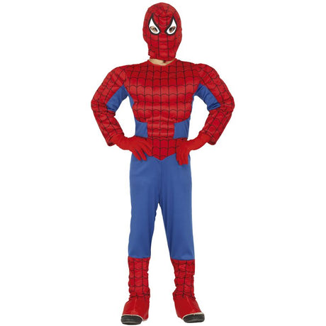 Disfraz de Hombre Araña con Músculos para niño
