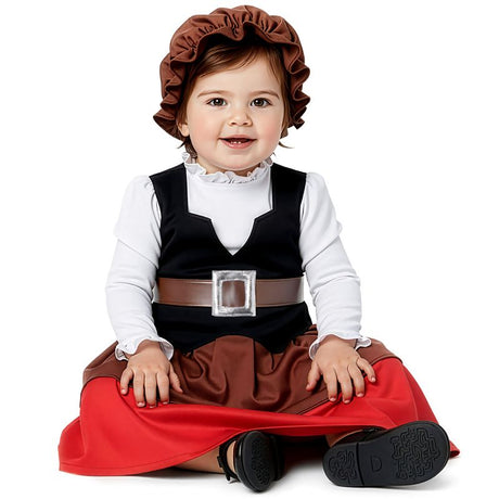 Disfraz de Mesonera Medieval para bebé