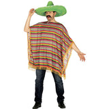 Disfraz de Mexicano a rayas para hombre