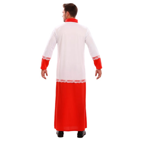 Disfraz de Monaguillo Clásico para hombre Espalda