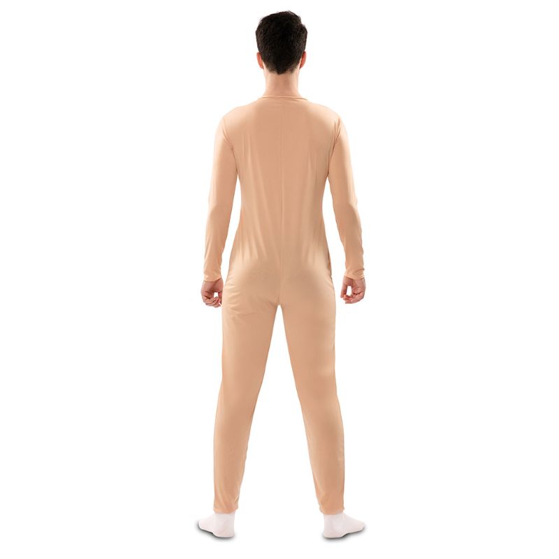 Disfraz de Mono Completo color Crema para hombre Espalda
