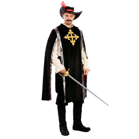 Disfraz de Mosquetero Athos para hombre Perfil