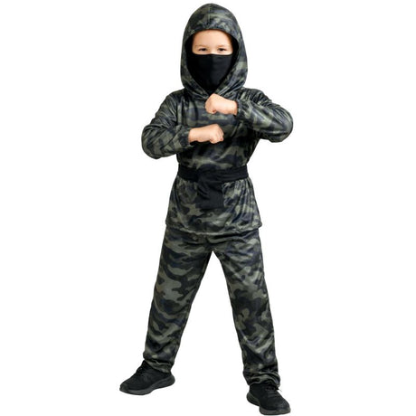 Disfraz de Ninja Camuflaje infantil