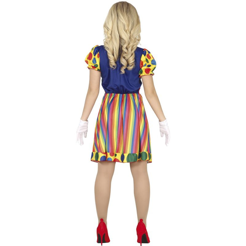Disfraz de Payasa Multicolor para mujer