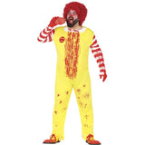 Disfraz de Payaso Burguer Terror para hombre Bis