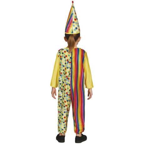 Disfraz de Payaso Colorines para niño Espalda