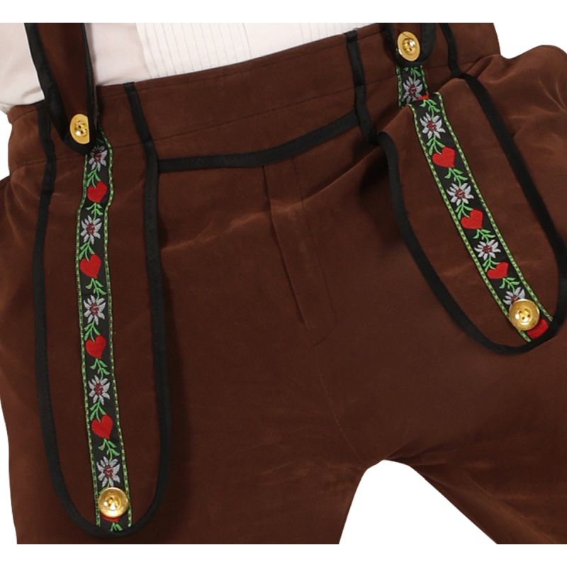 Disfraz de Peto Tirolés Oktoberfest para hombre Detalle