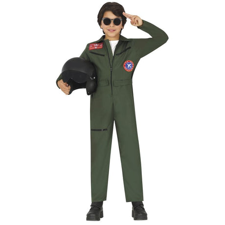 Disfraz de Piloto Combate para niño