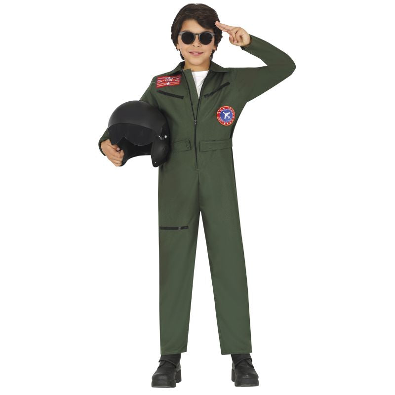 Disfraz de Piloto Combate para niño
