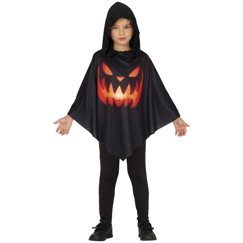 Disfraz de Poncho Calabaza Endemoniada infantil