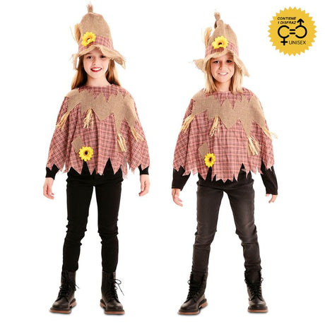 Disfraz de Poncho Espantapájaros infantil Bis Duo