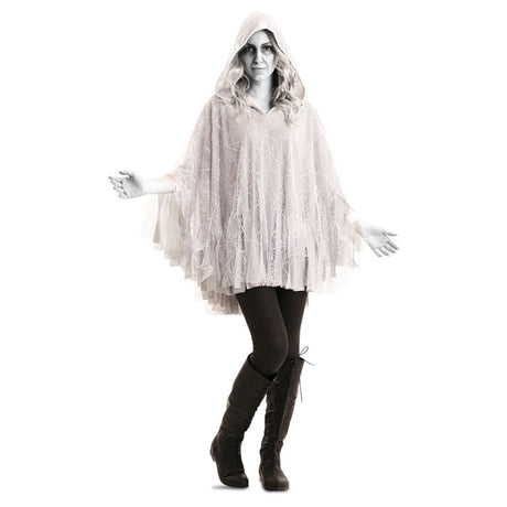 Disfraz Poncho Fantasma  adulto unisex