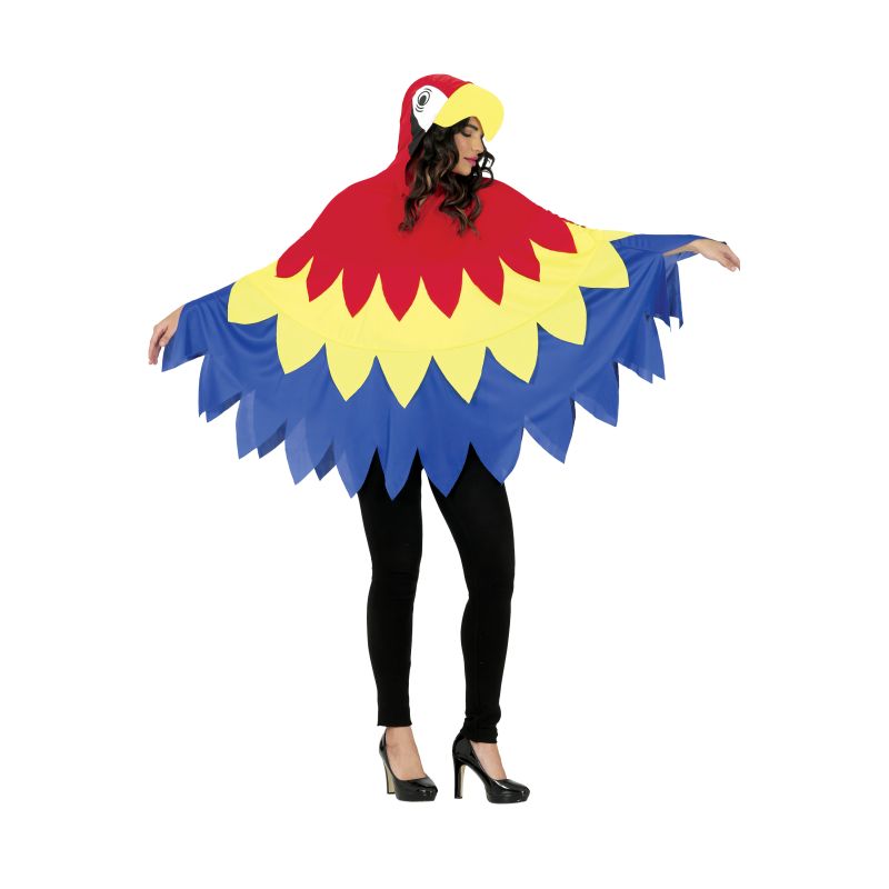 Disfraz de Poncho Loro para mujer