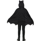 Disfraz de Poncho Murciélagos Morados para niña Espalda