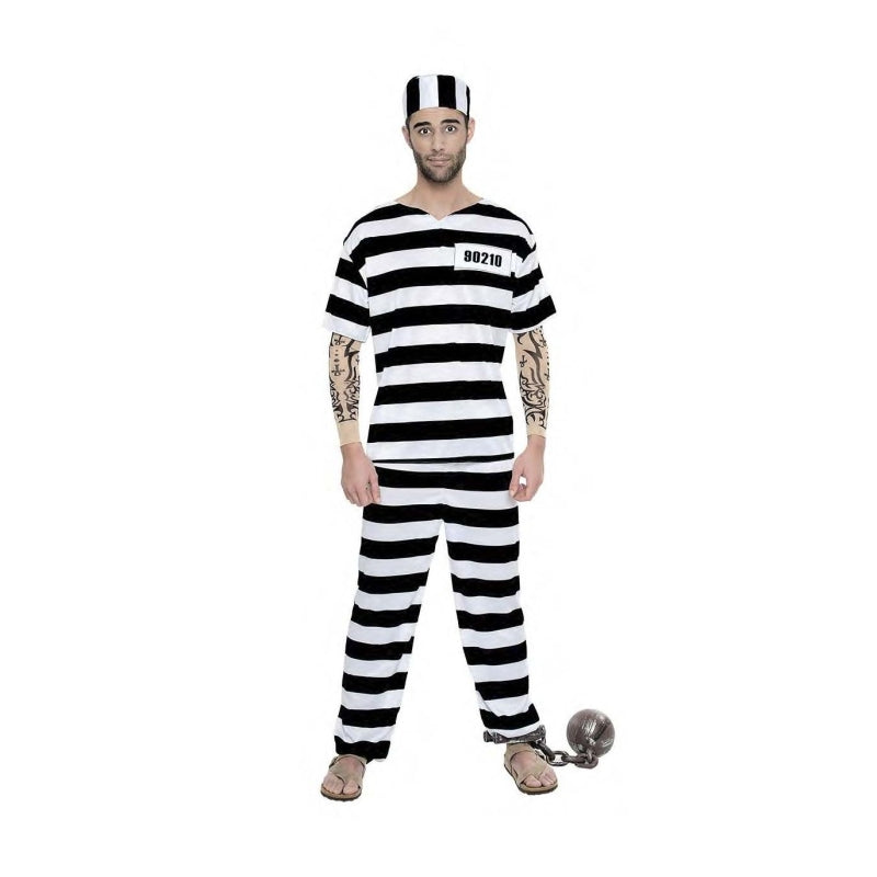 Disfraz de Preso Tatuado para hombre