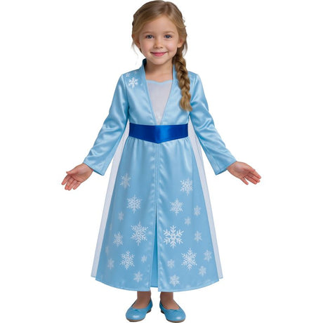 Disfraz de Princesa Frozen Azul para niña