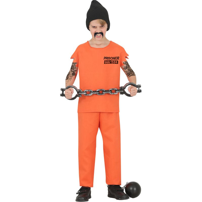Disfraz de Prisionero Conflictivo para niño