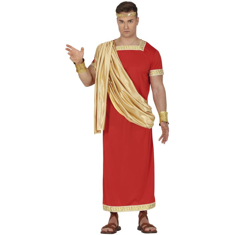 Disfraz de Romano Rojo para hombre