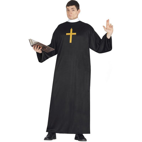 Disfraz de Sacerdote Clásico para hombre