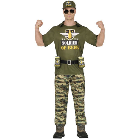 Disfraz de Soldado de la Cerveza para hombre