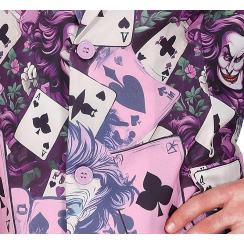 Disfraz de Traje Divertido Payaso alocado para hombre Detalle