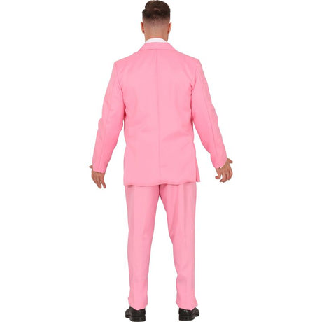 Disfraz de Traje Divertido Rosa para hombre Espalda