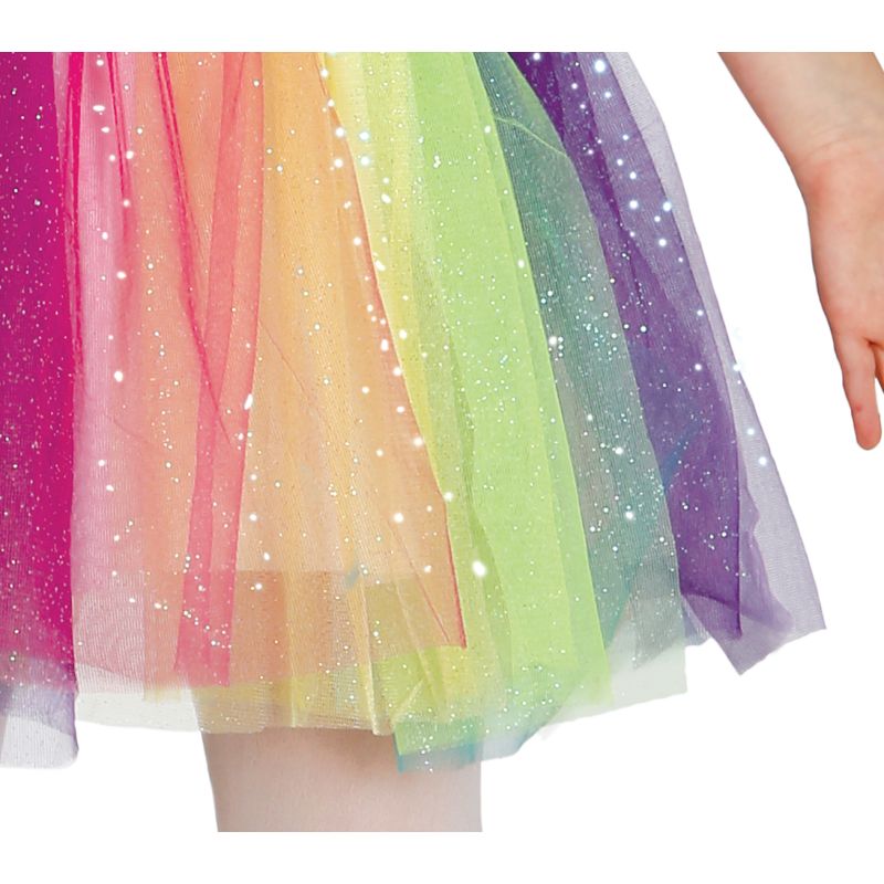 Disfraz de Unicornio con Tutú Multicolor para niña Detalle Bis