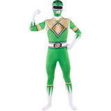 Disfraz de Power Ranger Verde segunda piel adulto unisex
