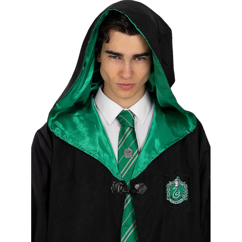 Disfraz de Slytherin de Hogwarts para adulto Detalle Bis