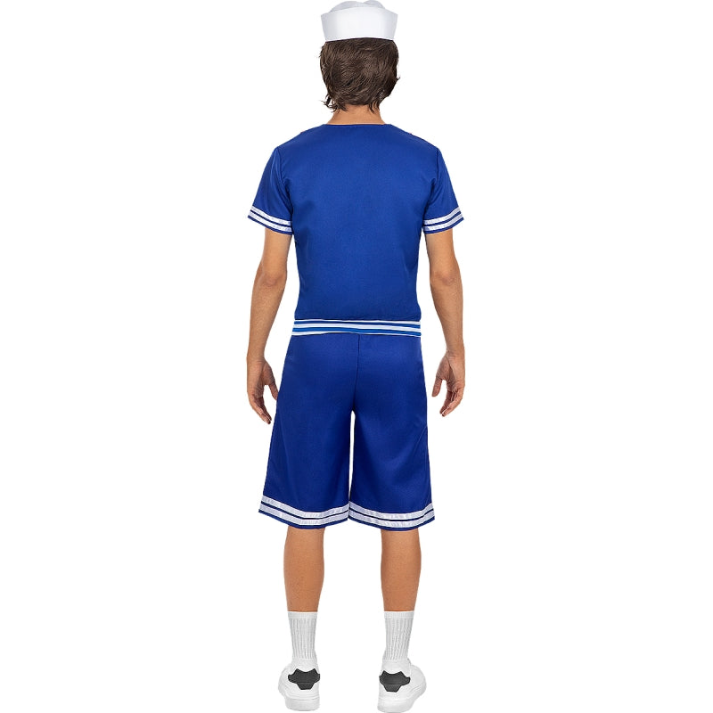 Disfraz de Steve Ahoy Stranger Things  Oficial Netflix para hombre Espalda