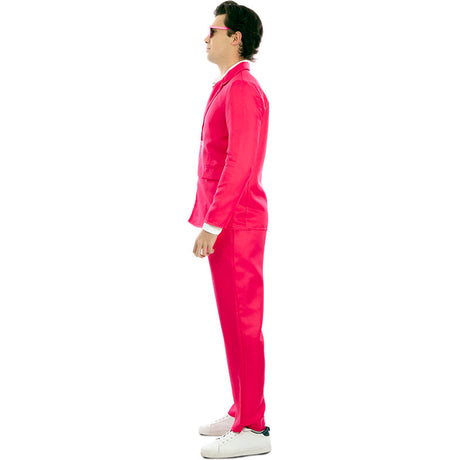 Disfraz de Traje divertido rosa neón adulto unisex Perfil