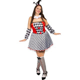 Disfraz de Arlequín Sexy para mujer Talla Grande 