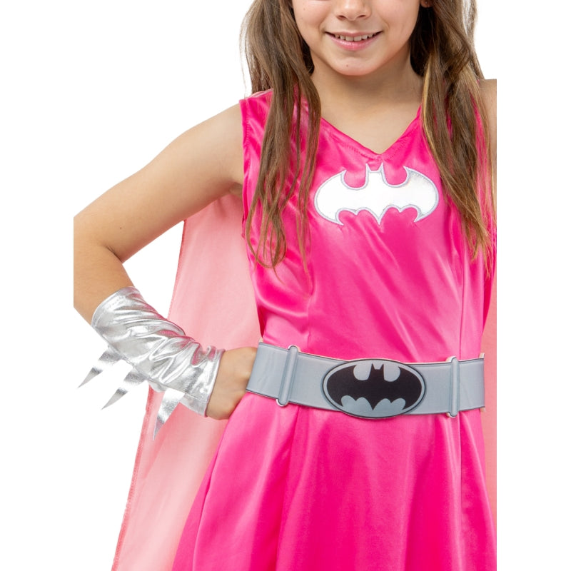 Disfraz de Batgirl rosa para niña Detalle
