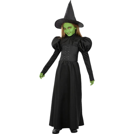 Disfraz de Bruja Mala del Oeste de El Mago de Oz para niña