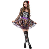 Disfraz de Catrina con encaje para mujer