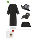 Disfraz de Doctor Plaga de La Peste para hombre Contenido