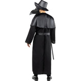Disfraz de Doctor Plaga de La Peste para hombre Espalda