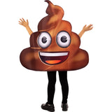 Disfraz de Emoji Caca infantil Espalda