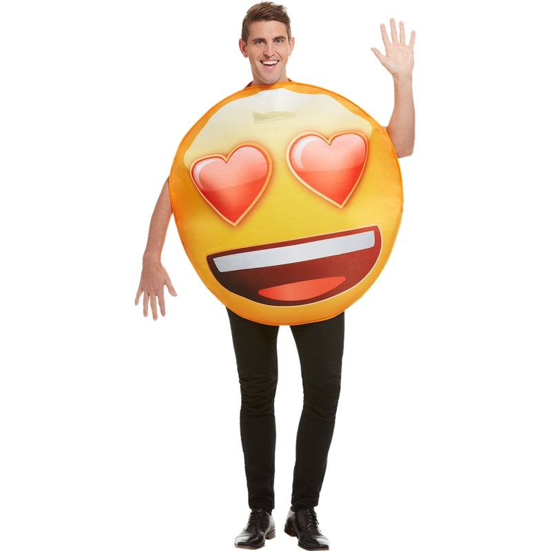 Disfraz de Emoji Enamorado adulto unisex