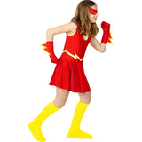 Disfraz de Flash para niña Bis