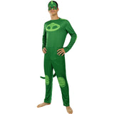 Disfraz de Gekko de Pj Masks para hombre 