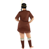 Disfraz de India Sexy para mujer Espalda Talla Grande