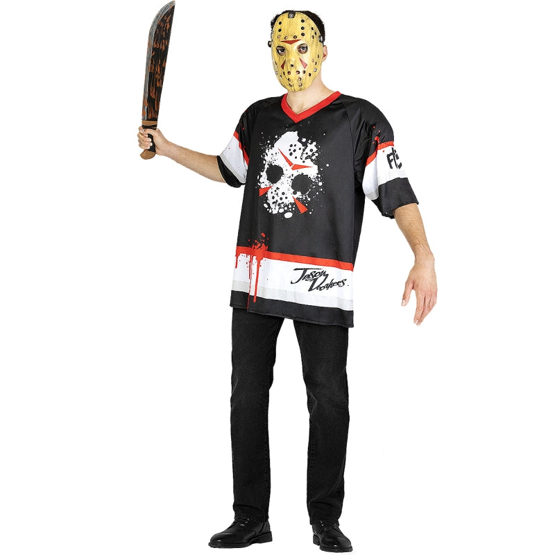 Disfraz de Jason Viernes 13 hockey para hombre Bis
