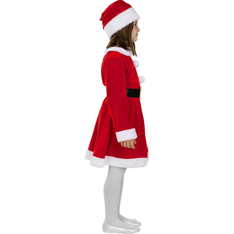 Disfraz de Mamá Noel Deluxe para niña Perfil