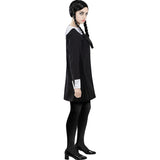 Disfraz de Miércoles Addams de La Familia Addams para mujer Perfil