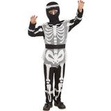 Disfraz de Ninja Esqueleto zombie para niño Bis
