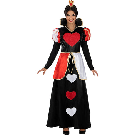 Disfraz de Reina de Corazones Clásico para mujer