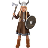 Disfraz de Vikinga Salvaje para niña