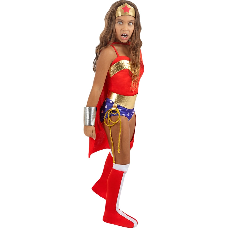 Disfraz de Wonder Woman Original para niña Perfil
