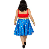 Disfraz de Wonder Woman Clásico para mujer Espalda Talla Grande